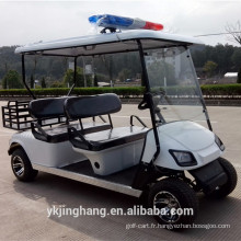 Chariot de golf de cops de 4 places bon marché avec la boîte de la cargaison de la Chine à vendre